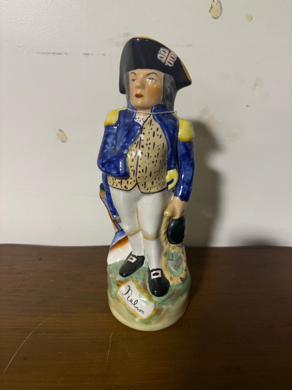 Antique Lord Nelson Toby Jug Traditional English Pitcher Gentleman Tricorn Hat
